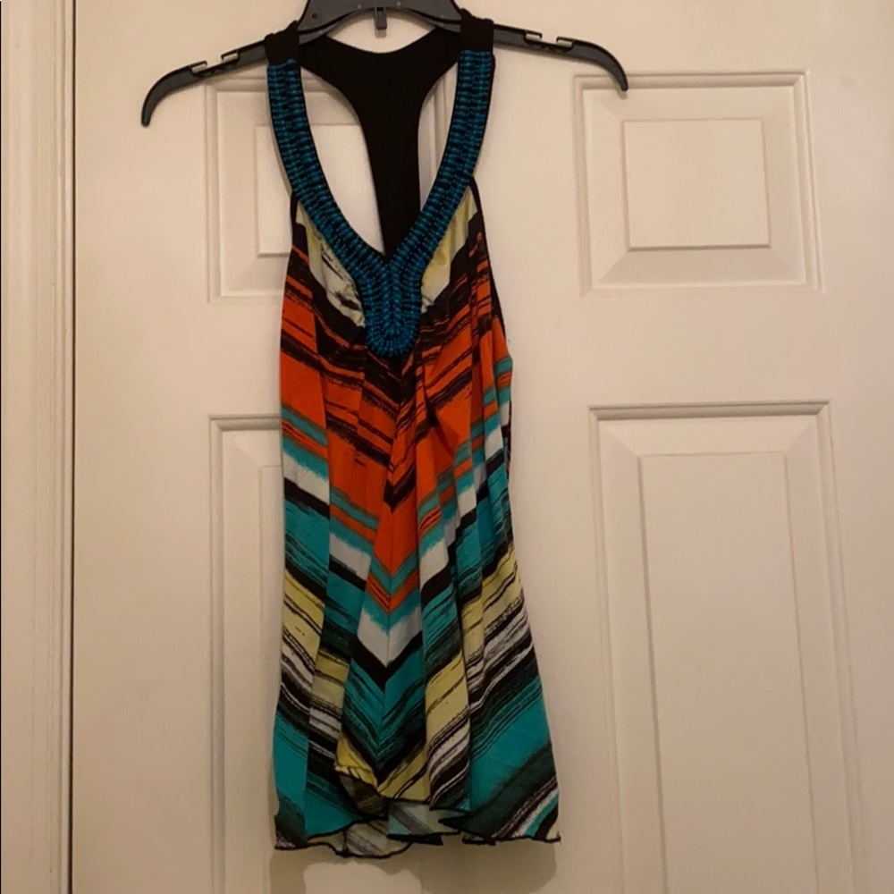Beaded tank top
